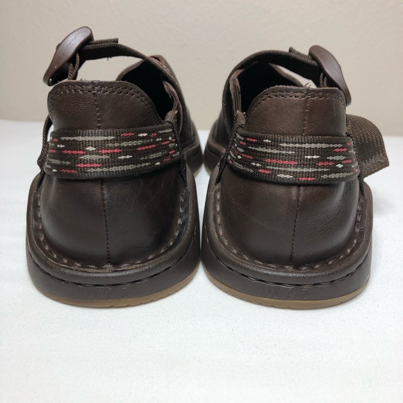 Chaco PedShed Chocolate Brown Leather Womens Size 9.5 - Picture 9 of 15
